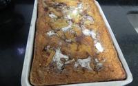 Bolo de banana e canela