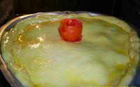 Torta de frango com massa de pão