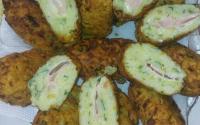 Bolinho de arroz recheado