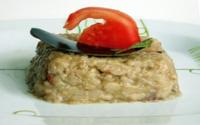 Risoto de berinjela