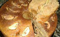 Bolo de maçã com canela e iogurte