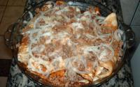 Panqueca de carne moída com cenoura