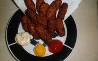 Croquete cremoso de carne