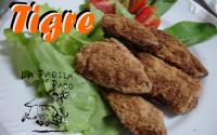 Tigre (mexilhões recheados e fritos )