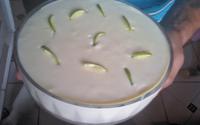 Mousse de limão feito à mão