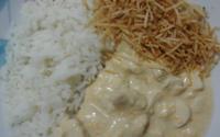 Frango com creme de milho da Rafa