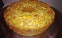 Bolo de granola e maçã