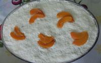 Bolo gelado de pêssego
