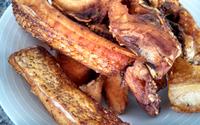 Costelas de caranha frita