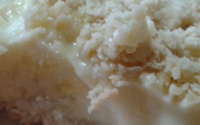 Cuca de farofa com creme