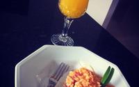 Risoto de frango e bacon