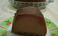 Pudim de chocolate e nozes