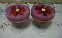 Gelatina com creme de coco