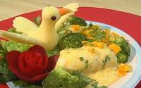 Frango com molho de manga