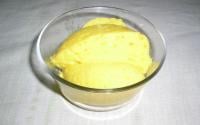 Mousse barata, natural, e light de manga