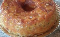 Torta de banana espumante