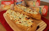 Baguete aos quatro queijos