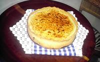 Quiche de bacalhau e alho poró