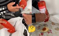 Dica extraordinária para aproveitar até a última gota do ketchup (ou detergente, xampu, condicionador...) usando apenas uma sacola de plástico
