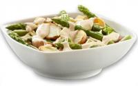 Salada de batatas e aspargos