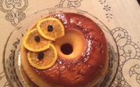 Bolo pudim de laranja