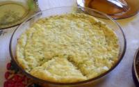 Souflé de queijo e legumes