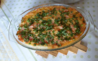 Arroz amanhecido de forno