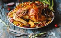 Frango de Natal com molho de laranja e vinho branco: garanto que ninguém vai lembrar que existe peru ou chester