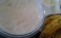 Creme fácil de banana