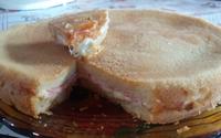 Torta de presunto e mussarela