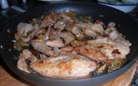 Frango na panela