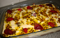 Pavê delícia de morango