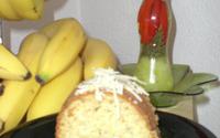 Bolo de milho com creme de cebola