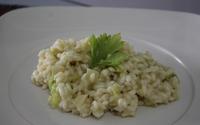 Risoto de alho poró