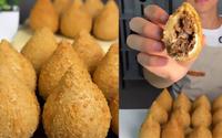 Eu quero ver você não cair de boca nessa coxinha de costela com cream cheese, é o céu na terra!