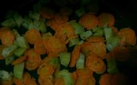 Legumes no vapor grelhados