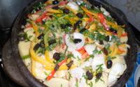 Bacalhau do Castella na Panela de Barro