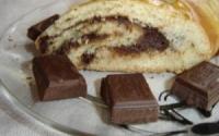 Pão de chocolate com canela