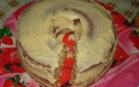 Bolo de refrigerante de laranja
