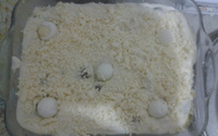 Escondidinho de bacalhau do menino