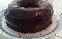 falso ganache de chocolate