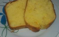 Bolo delicioso de queijo ralado