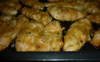 Frango assado à moda do campo
