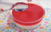 Gelatina com leite condensado e creme de leite na travessa: sobremesa fácil e com cara de festa do TudoGostoso que todo mundo ama