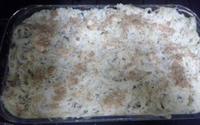 Macarrão ao molho branco de camarão