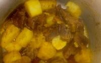 Carne de panela com batata doce