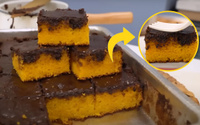 Bolo de cenoura fofíssimo com casquinha de chocolate crocante é muito fácil, mas use a quantidade exata de cenoura dessa receita