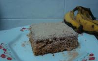 Bolo de banana com canela