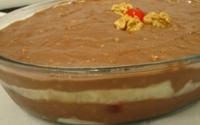 Pavê de chocolate com nozes