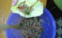 Salada de quibe